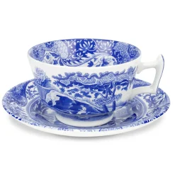 Blue Italian Tekopp Med Skal