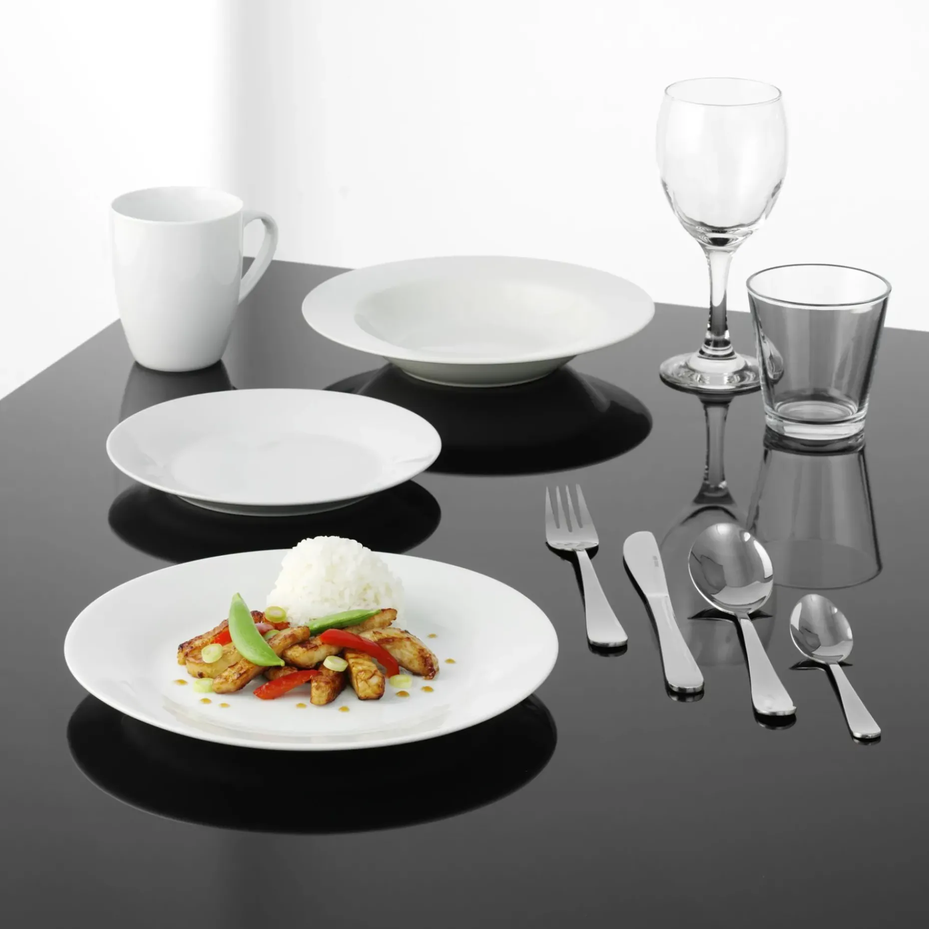 Cafe Serveringssett 40 Deler