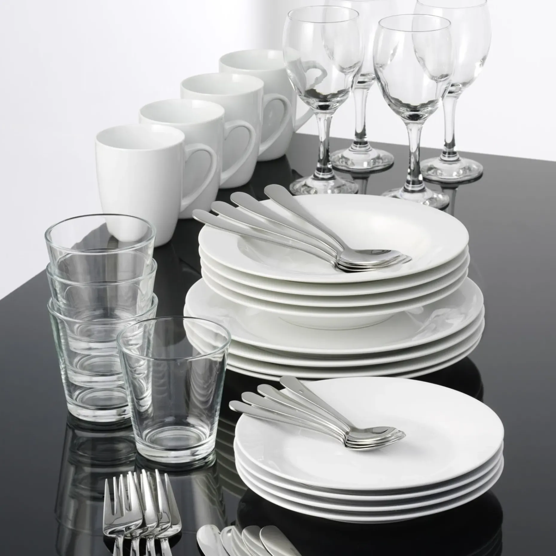 Cafe Serveringssett 40 Deler