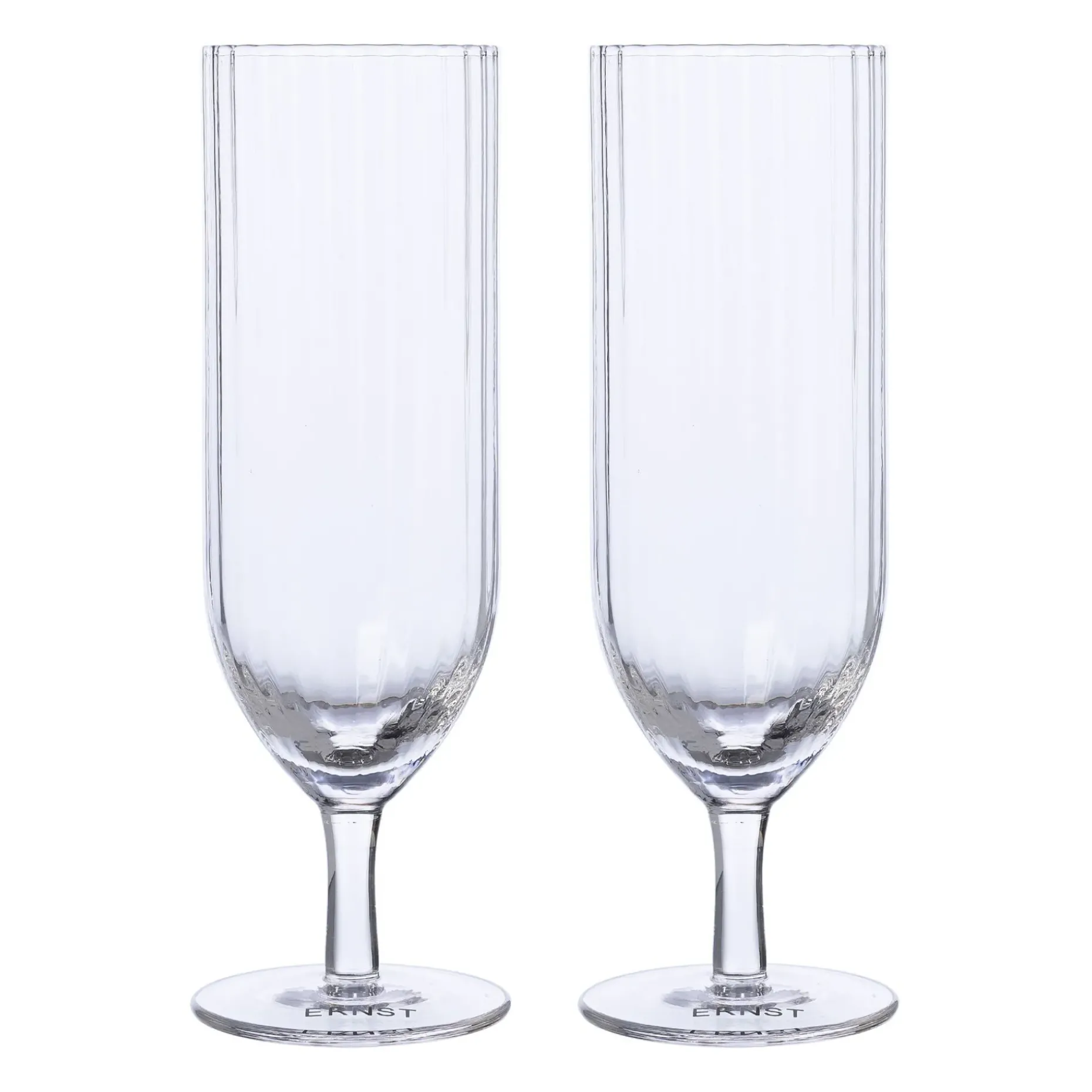 Ernst Champagneglass Riflet 2-Pakning