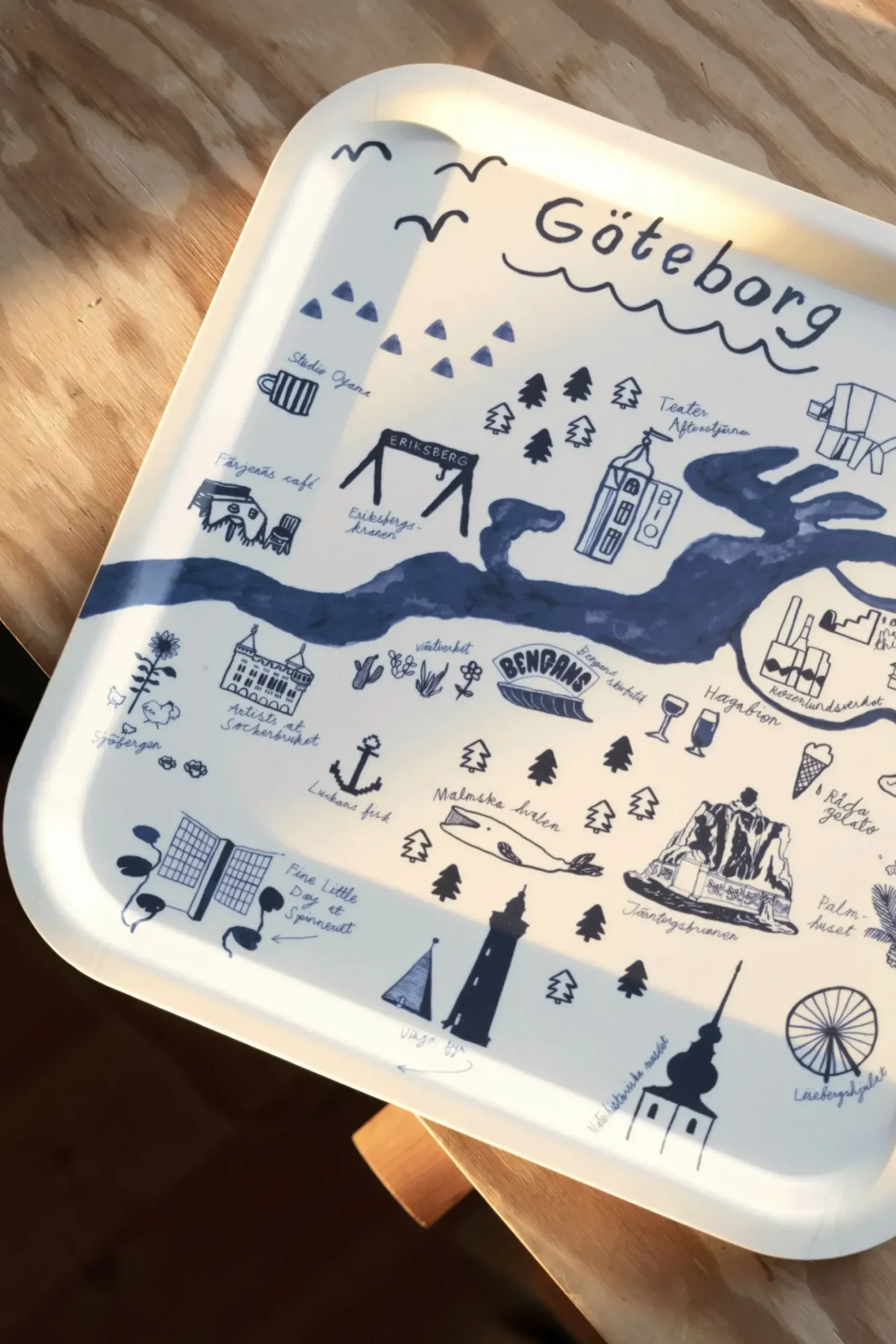 Gothenburg Brett 32 X 32 Cm