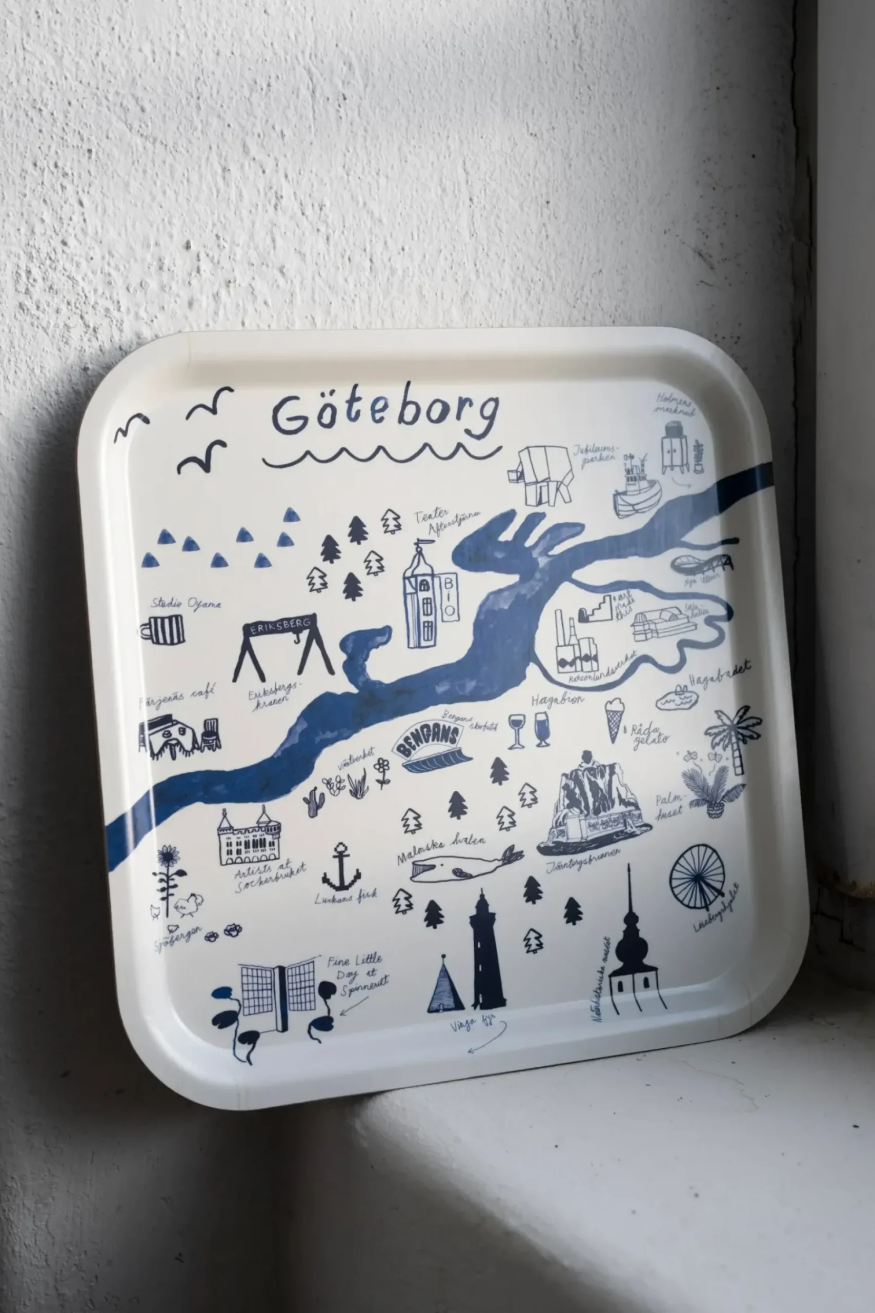 Gothenburg Brett 32 X 32 Cm