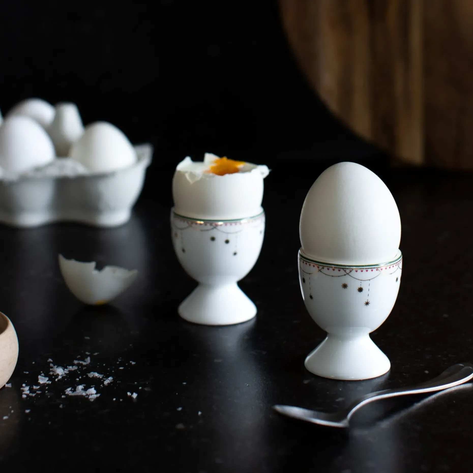 Julemorgen Eggeglass 2-Stk.