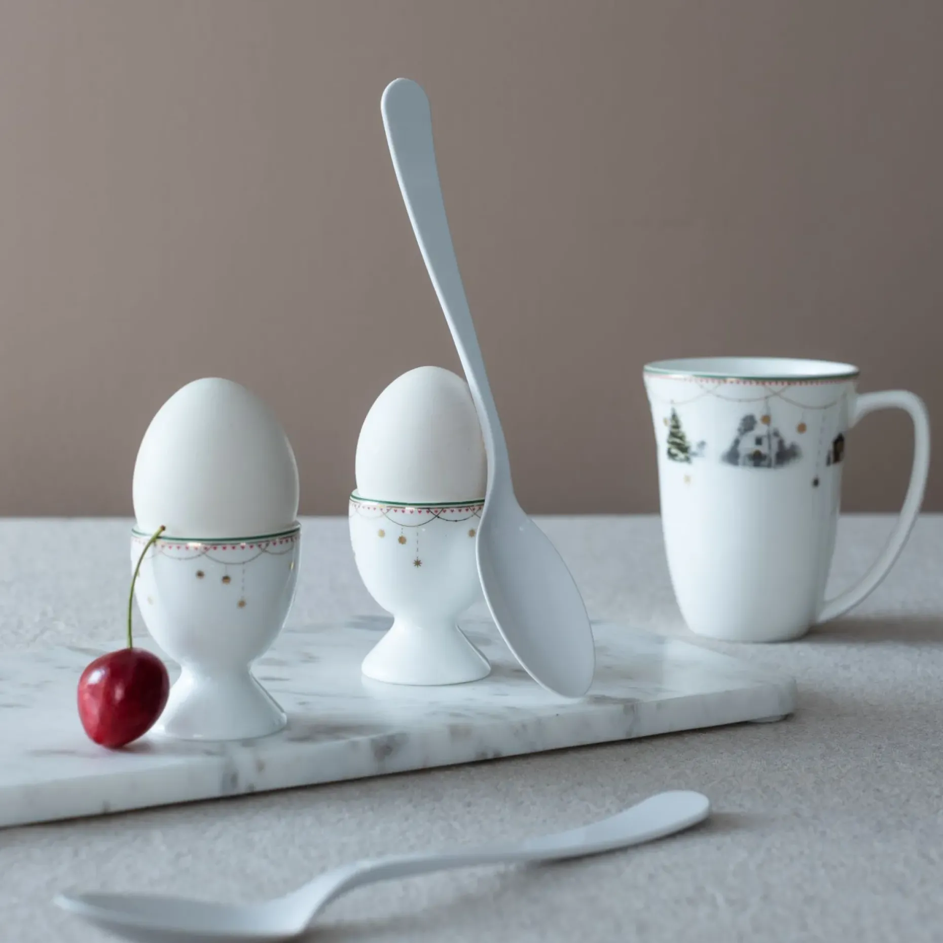 Julemorgen Eggeglass 2-Stk.