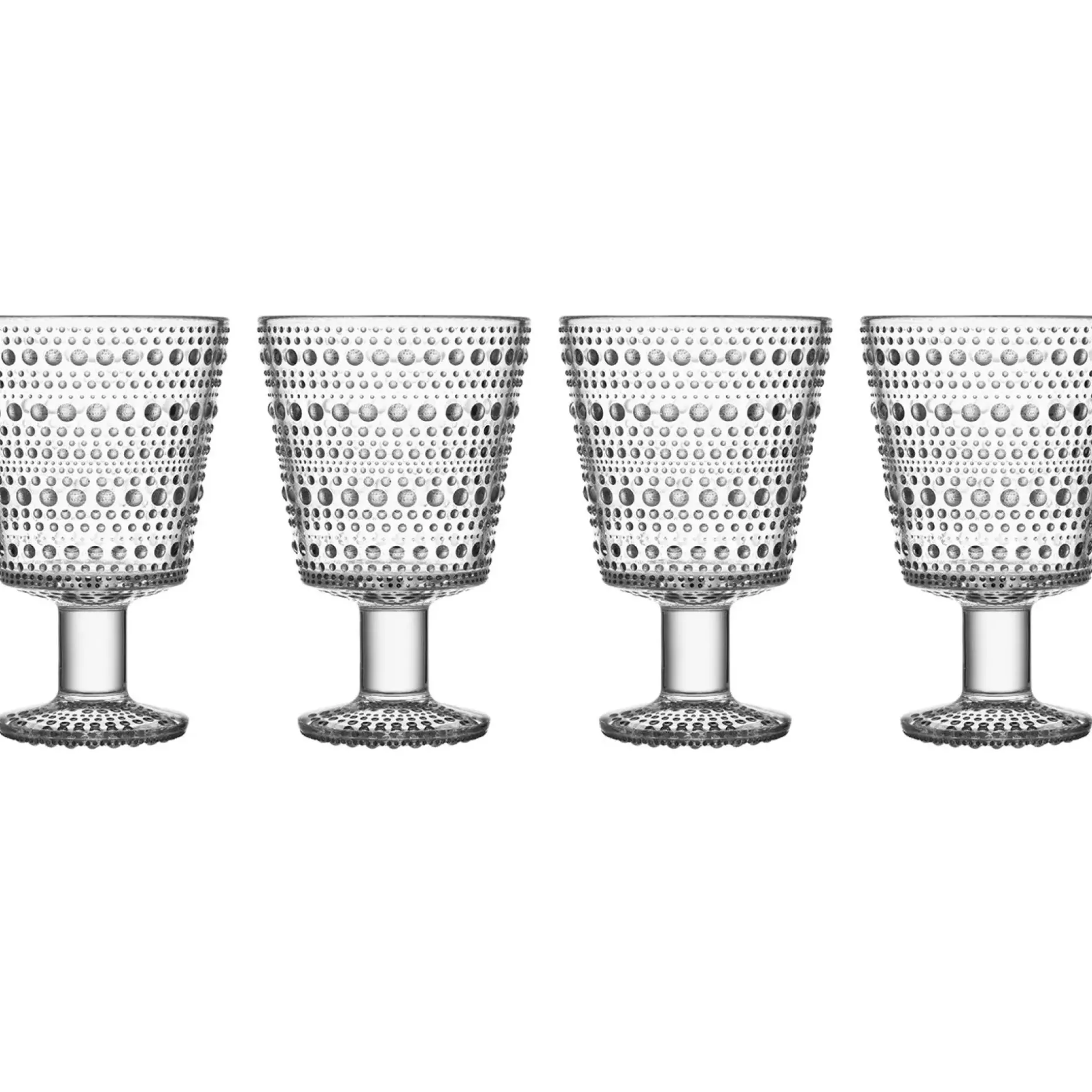 Kastehelmi Drikkeglass Pa Fot 26 Cl 4-Stk.