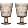 Kastehelmi Drikkeglass Pa Fot 26 Cl 2 Stk.