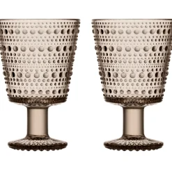 Kastehelmi Drikkeglass Pa Fot 26 Cl 2 Stk.