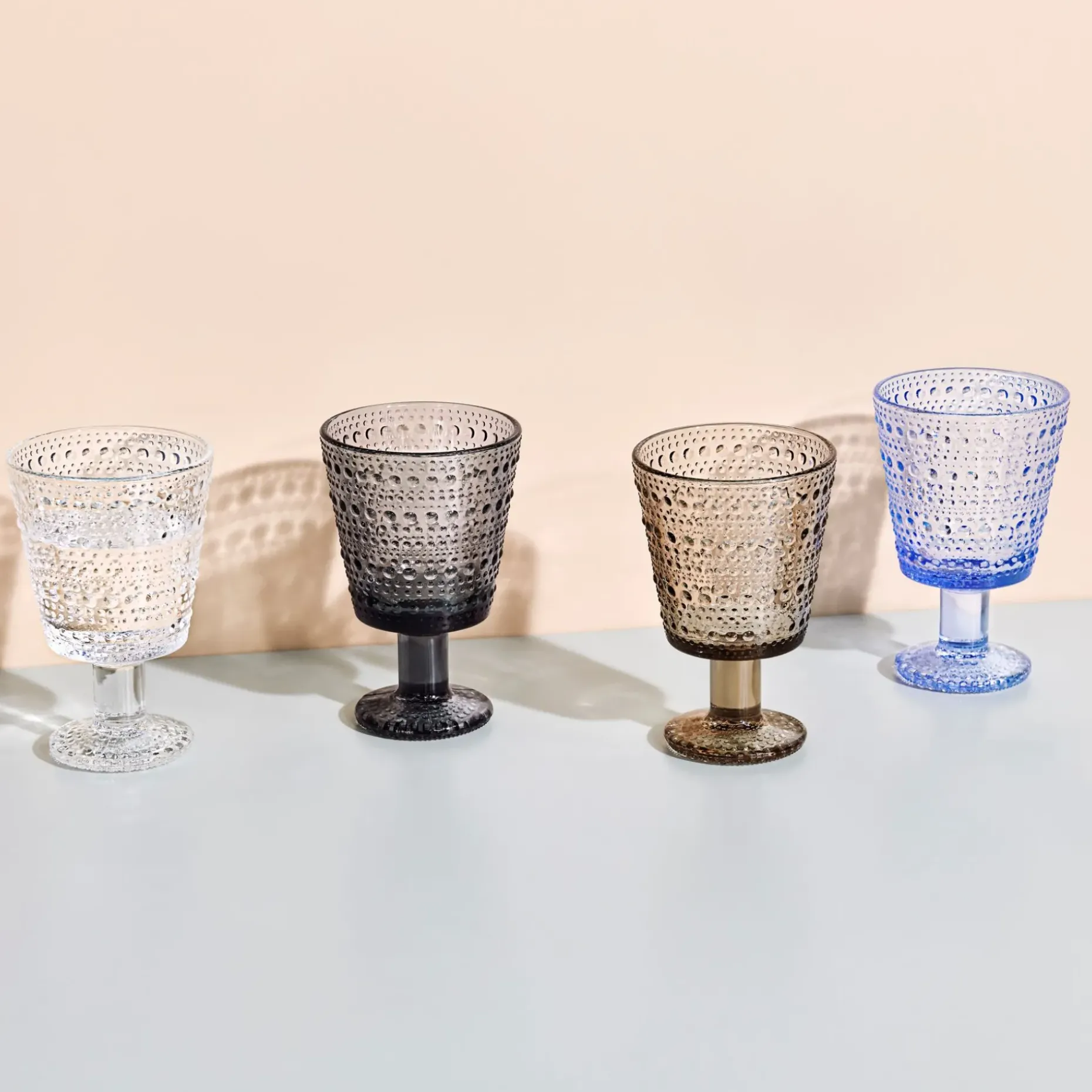 Kastehelmi Drikkeglass Pa Fot 26 Cl 2 Stk.