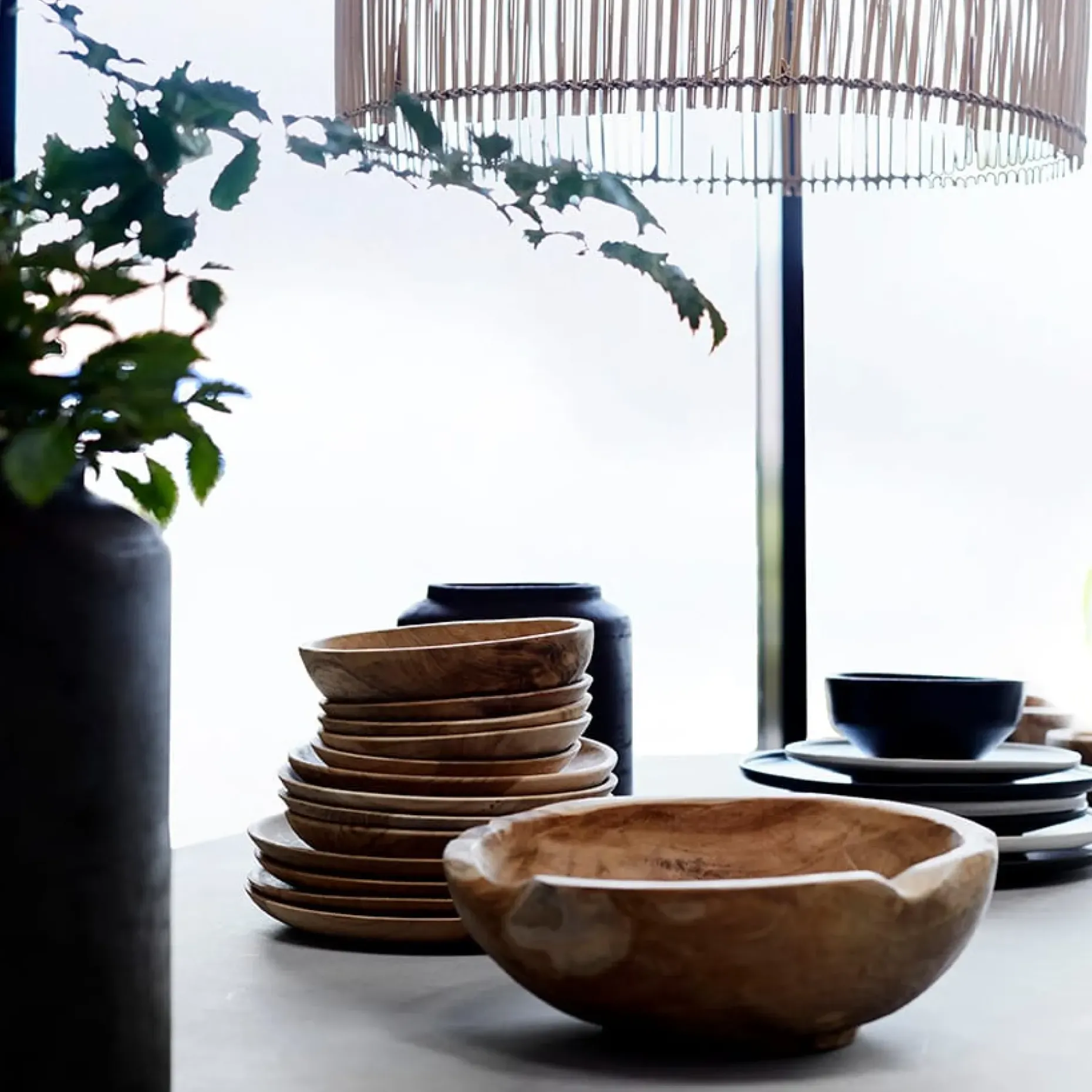 Muubs Teak Salatskal 30 Cm