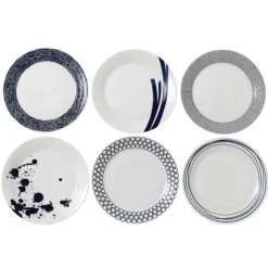 Pacific Tallerken Bla 6 Deler