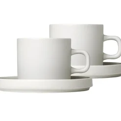 Pilar Kaffekopp Med Fat 2-Stk.