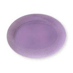 Rhombe Ovalt Serveringsfat 35X26,5 Cm