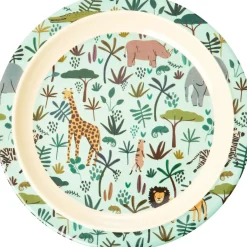 Rice Barnetallerken Jungle Animals