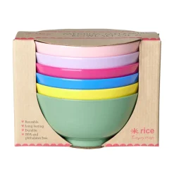 Rice Melaminskal Medium O 15 Cm 6 Deler