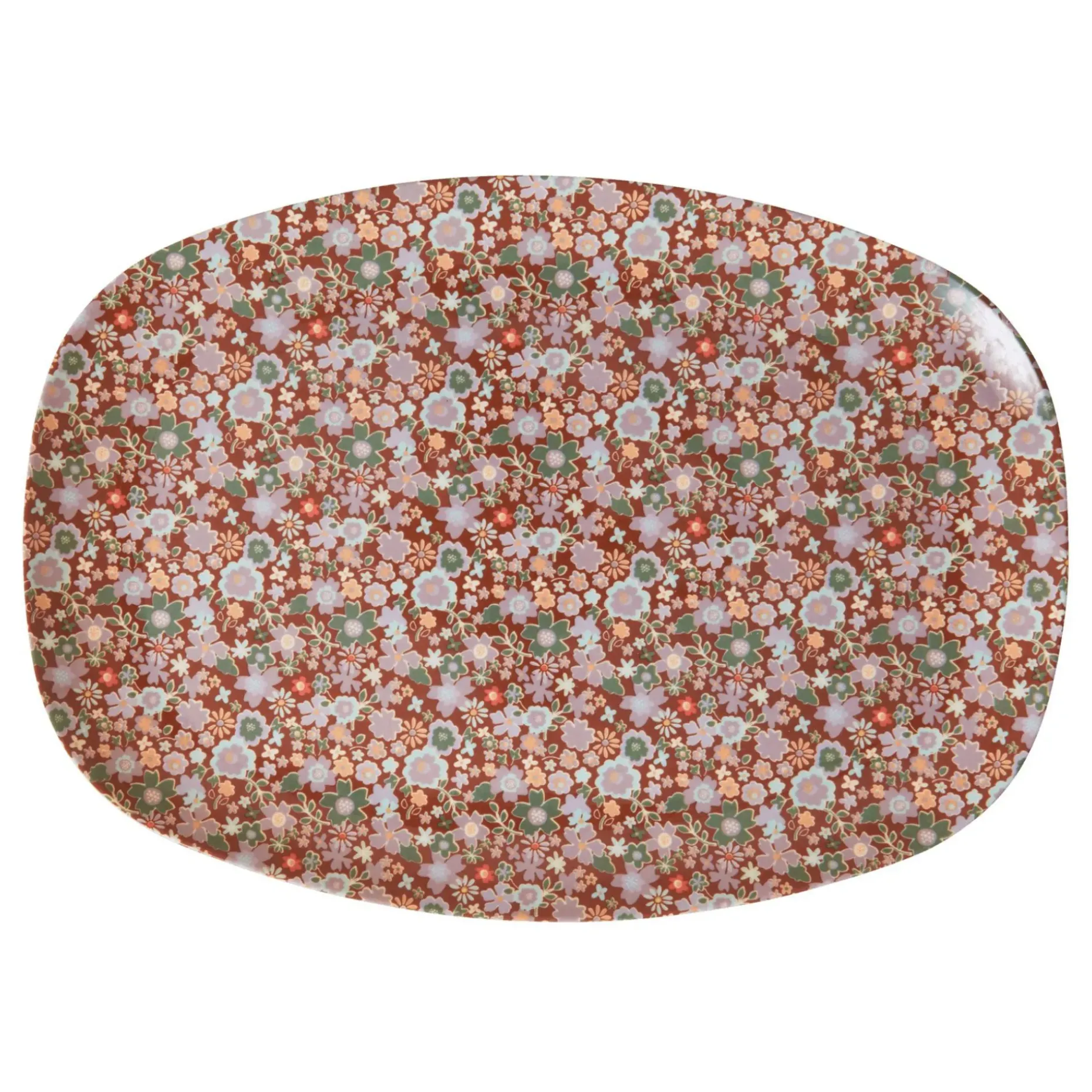 Rice Melamintallerken 22X30 Cm