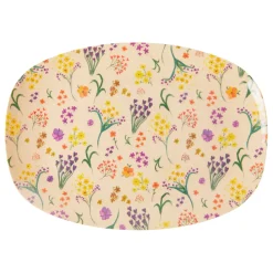 Rice Melamintallerken 16,5X23 Cm