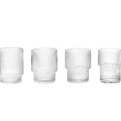 Ripple Glass 4-Pakn.