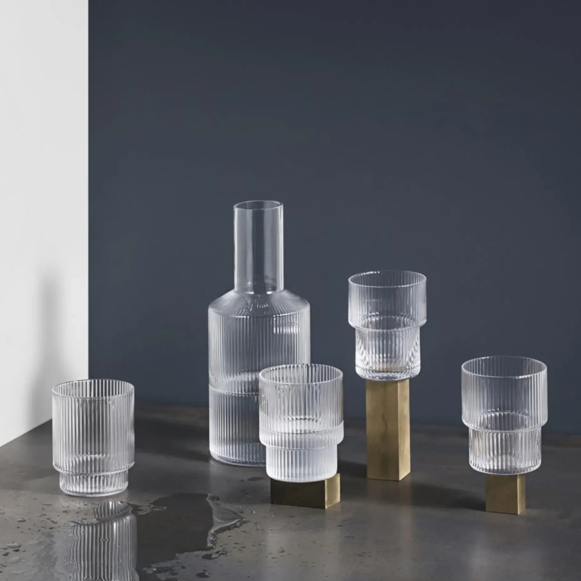 Ripple Glass 4-Pakn.