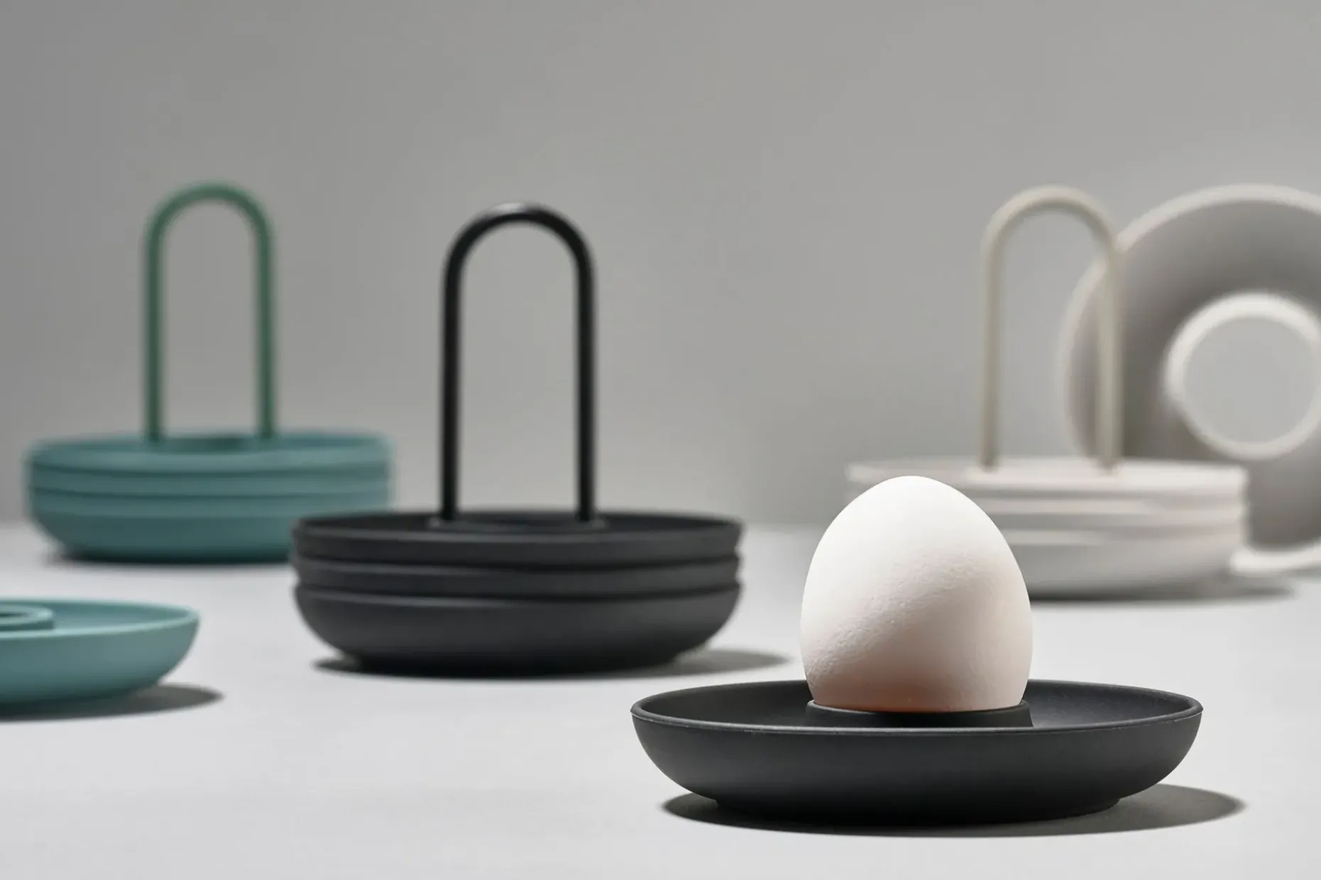 Singles Eggeglass Med Beholder