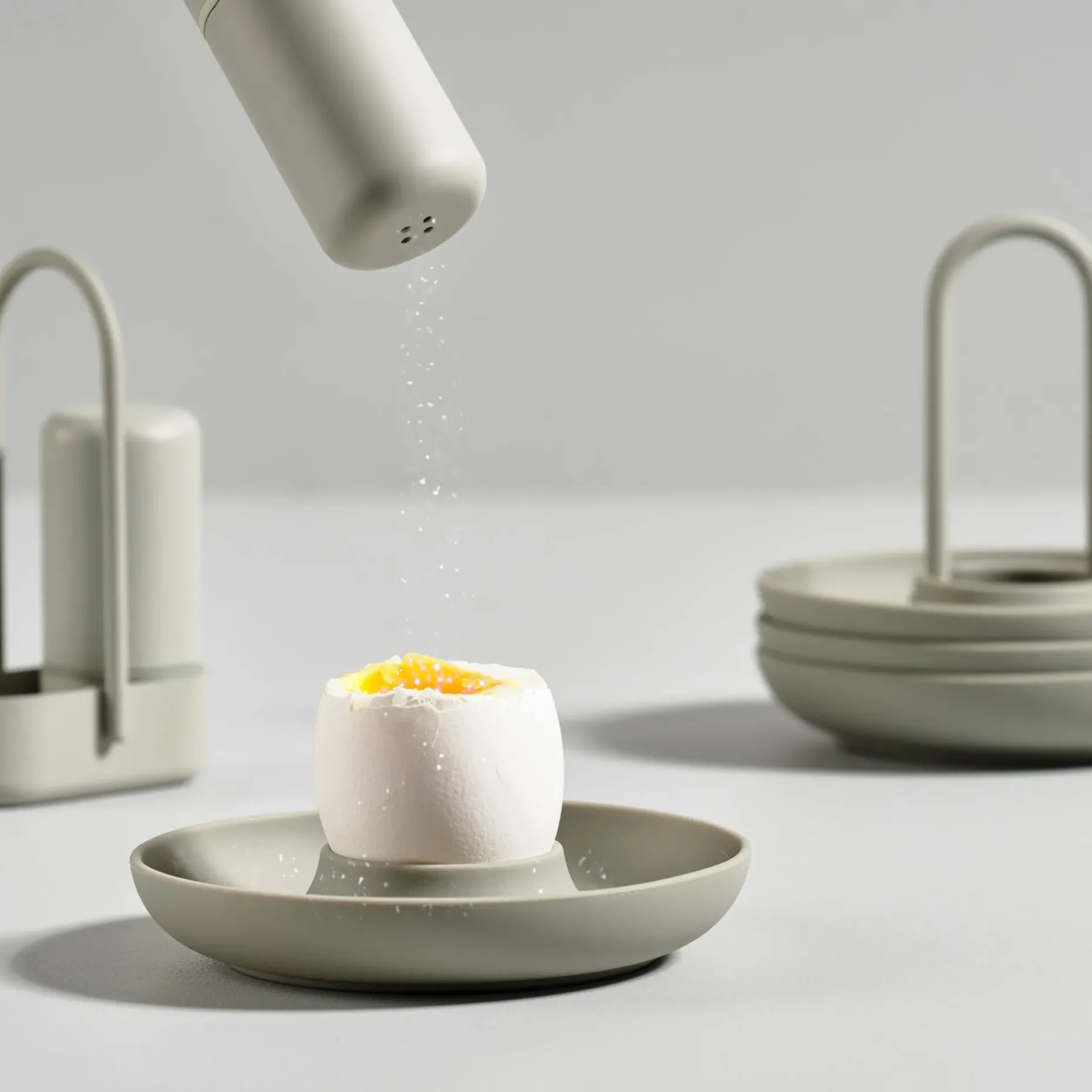 Singles Eggeglass Med Beholder
