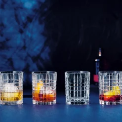 Square Whiskyglass 34 Cl 4-Stk.