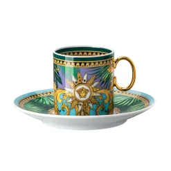 Versace Jungle Animalier Espressokopp Med Fat